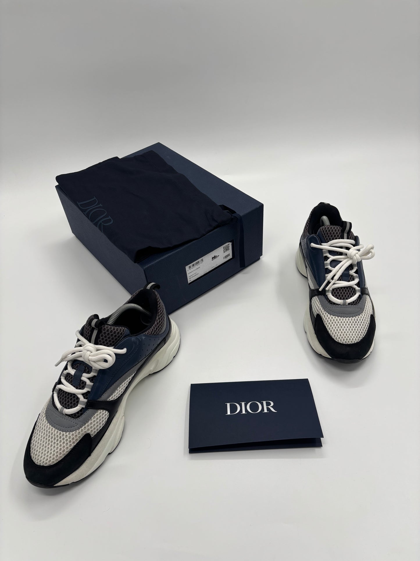DIOR B22 NAVY WHITE BLACK TRAINER