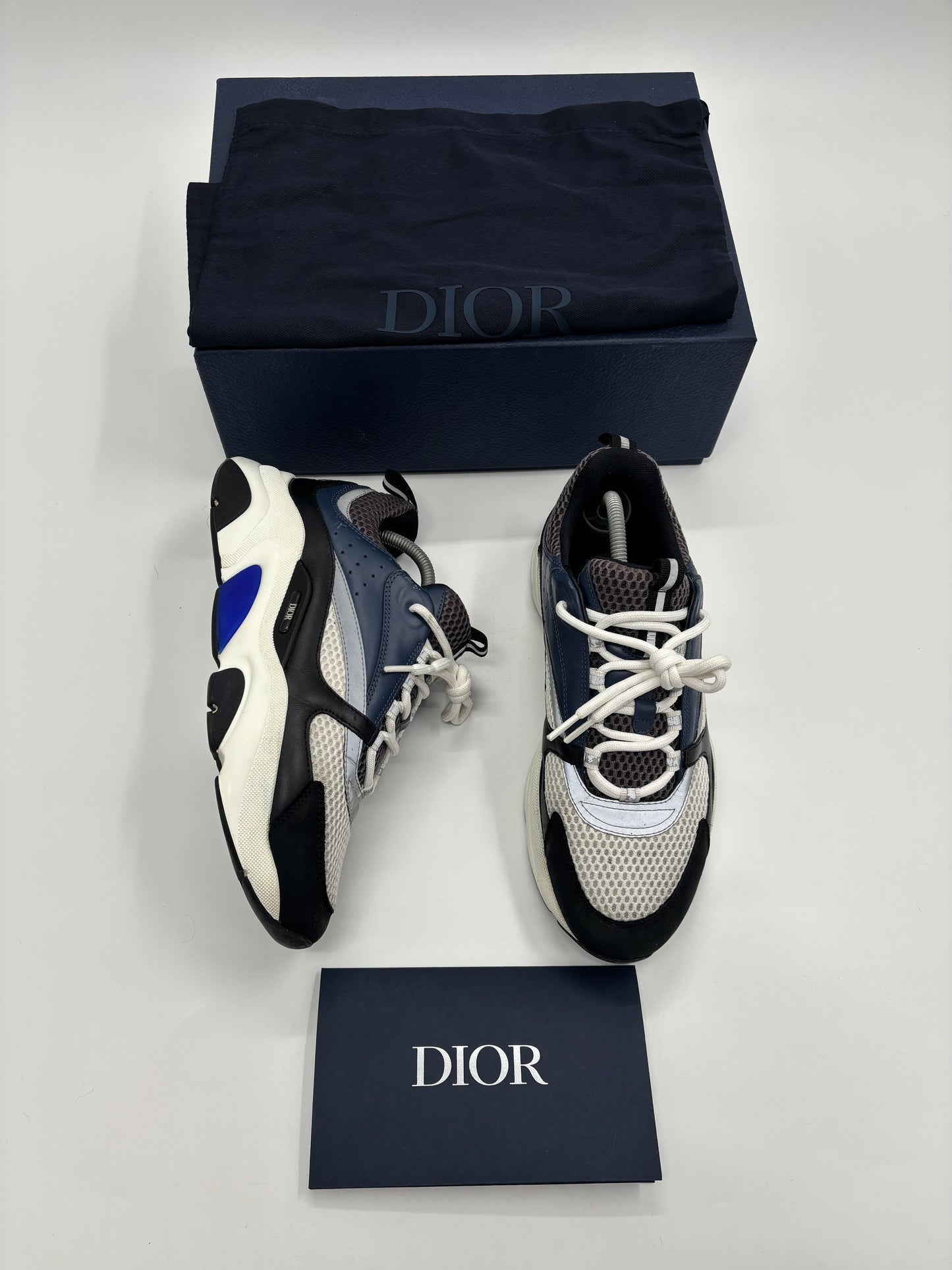 DIOR B22 NAVY WHITE BLACK TRAINER