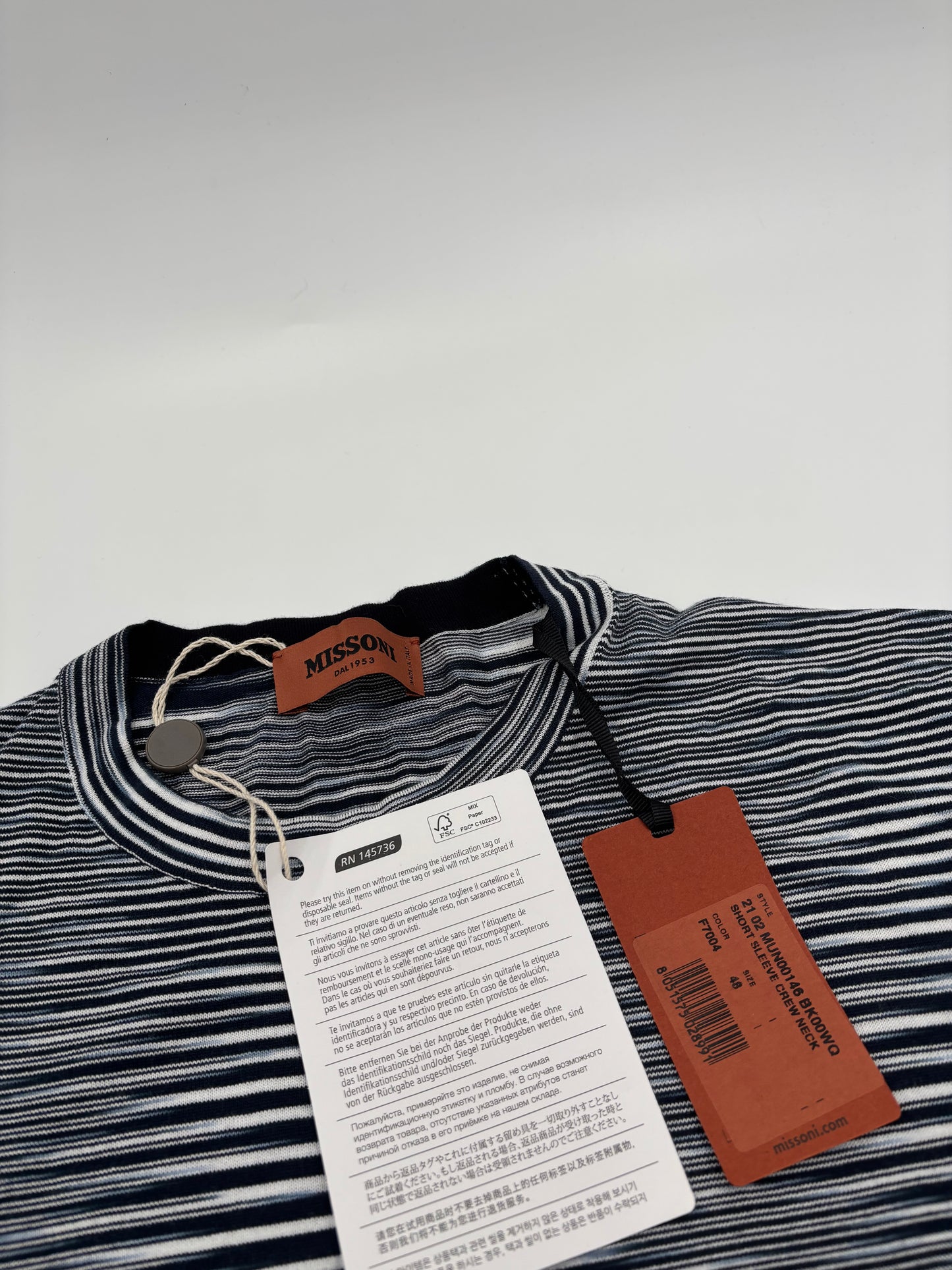 MISSONI CASHMERE T-SHIRT
