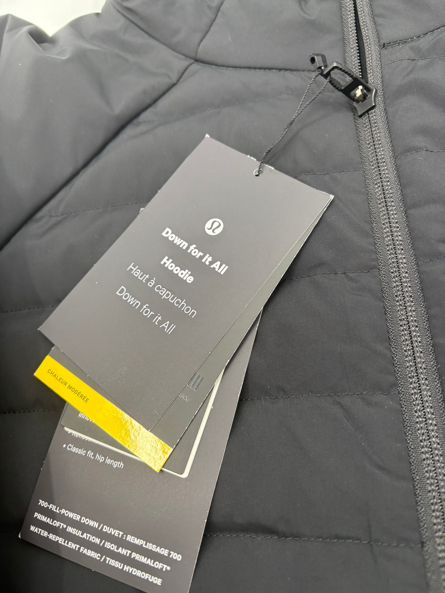 LULULEMON DOWN FOR IT ALL HOODIE
